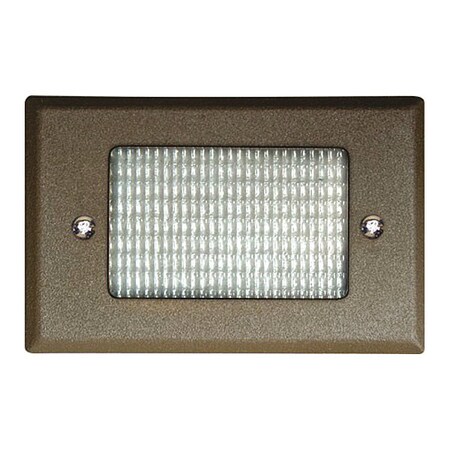 Dabmar Lighting Step Light, 618, BZ, Recessed, Open Face LV618-BZ