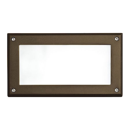 Dabmar Lighting Step Light, 2000, BZ Fibrglass, Open Face FG2000-BZ