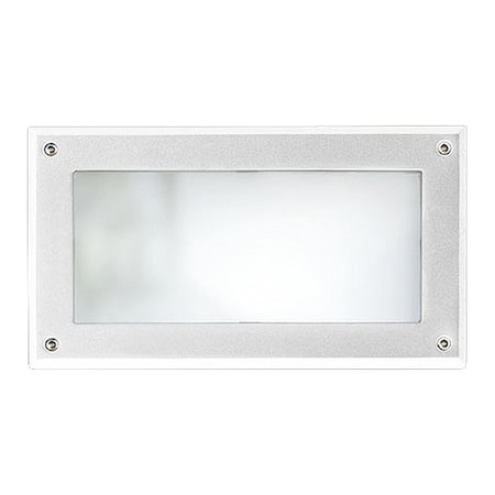 Dabmar Lighting Step Light, 2000, W, Fiberglass, Open Face FG2000-W