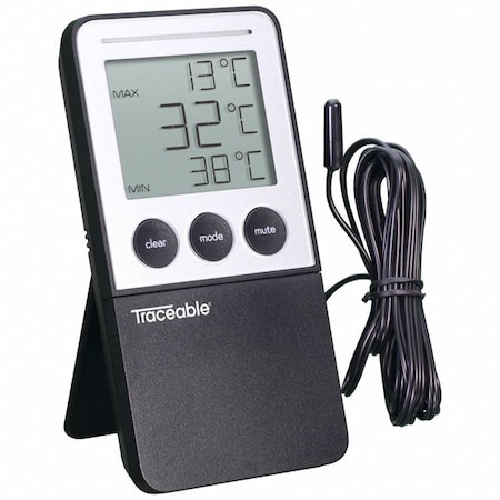 Traceable Freezer Digital Thermometer, Probe Bullet 5651