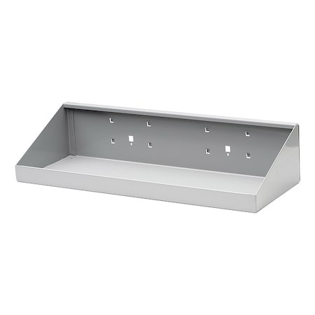Triton Products 18 In. W x 6-1/2 In. D Gray Epoxy Coated Steel Shelf for LocBoard 56186