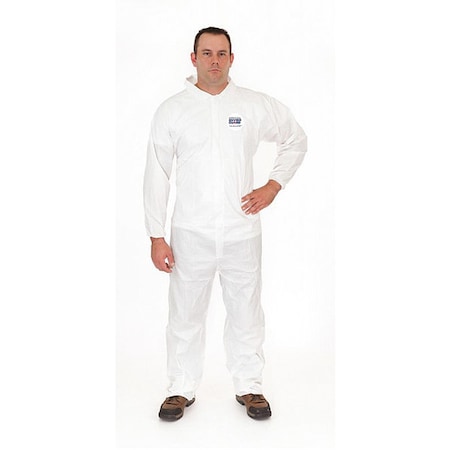 International Enviroguard Disposable Coverallss, 2XL, White, 25 PK 8112-2XL