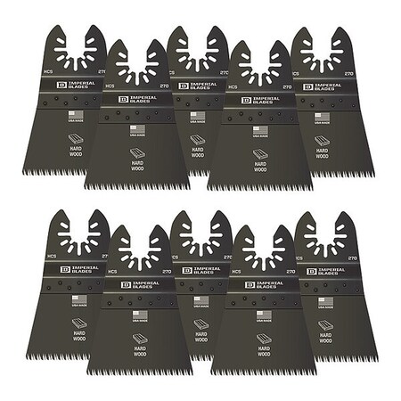 Imperial Blades One Fit™ 2-1/2" Japanese Tooth Hardwood Blade, 10PC IBOA270-10