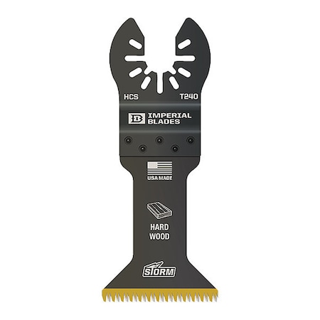 Imperial Blades One Fit™ 1-3/4" Japanese Tooth Storm Titanium Hardwood Blade, 1PC IBOAT240-1