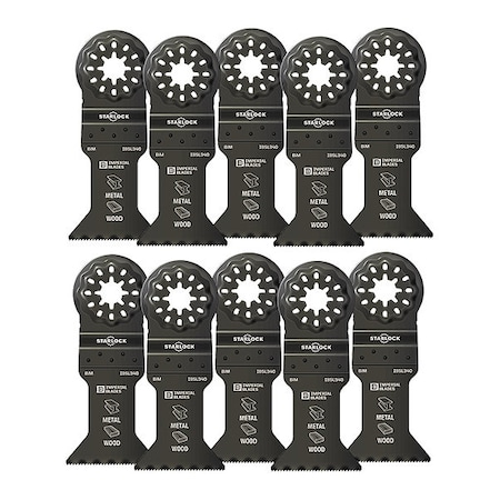 Imperial Blades Starlock™ 1-3/4" Multi-Material Metal/Wood Blade, 10PC IBSL340-10
