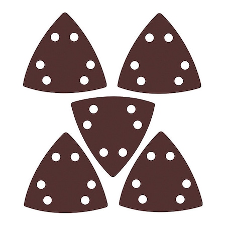Imperial Blades Oscillating Multi-Tool Triangle Sandpaper 220 Fine Grit, 5PC IBOTSPH220-5