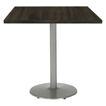 Kfi Square 42 W, 42 L, 41 H, Wood Top, Espresso T42SQ-B1922SL-38-LFT-ES