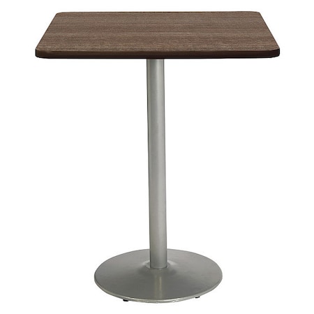 Kfi Square 42 W, 42 L, 42 H, HPL Top, Studio Teak T42SQ-B1922-SL-7960K-38