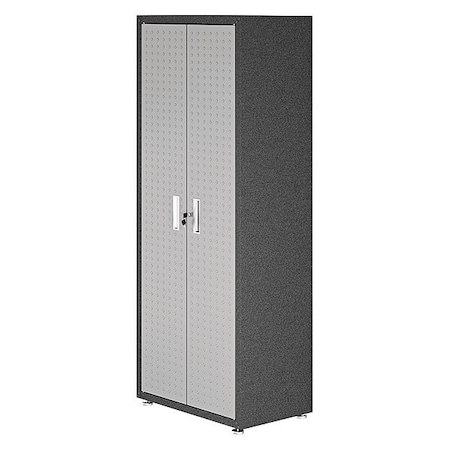 Manhattan Comfort Garage Cabinet, Textured Metal, 75.4" 1GMCF