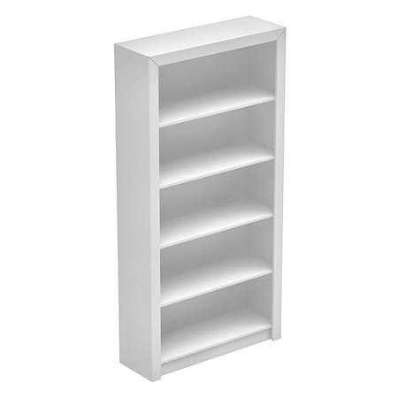 Manhattan Comfort Bookcase 1.0, 5 Shelves, White 27AMC6