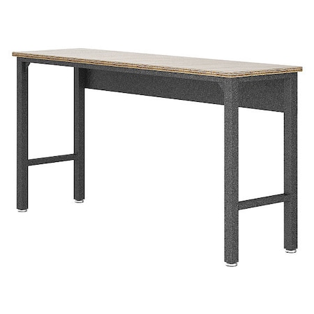 Manhattan Comfort Garage Table, Wood/Steel, 72.4" 6GMC