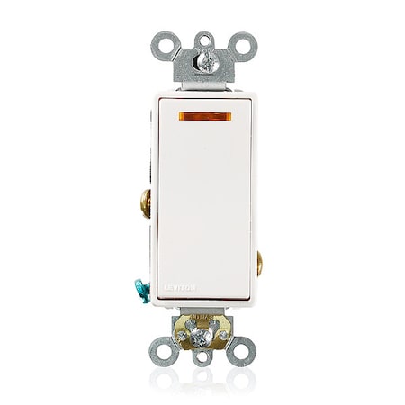 Leviton Wall Switch, White, Single Pole, 1 hp 5631-2W