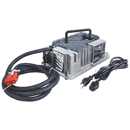 Nilfisk Battery Charger, 9 3/4 in L, Black 797PA4