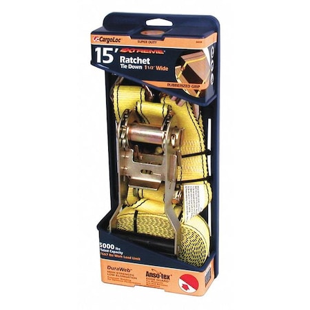 Cargoloc Ratchet Tie Downs, 1-1/2" x 15 ft. 84006
