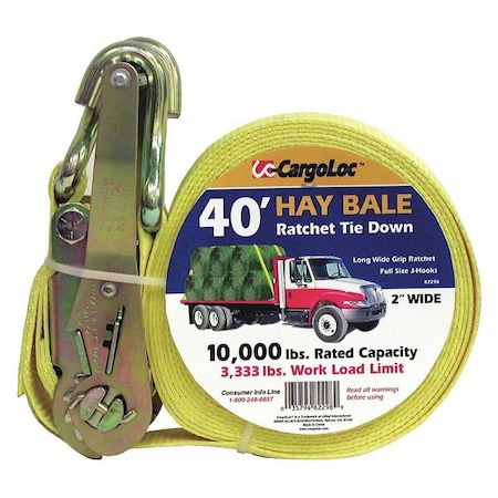 Cargoloc Ratchet Tie Downs, Strap 4" x 28 ft. 82298