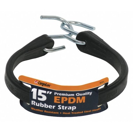 Cargoloc Tarp Straps, Rubber, 21" Epdm 62334