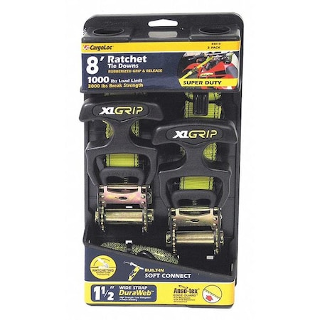 Cargoloc Tow Recovery Straps, 2" x 20 ft. Emergncy 84010