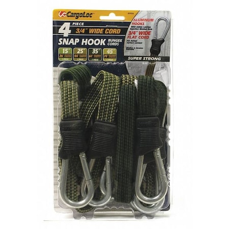 Cargoloc Snap-Hook Flat Bungee Cords 89956