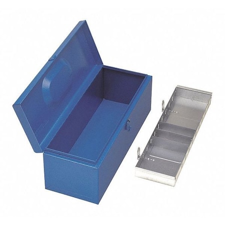 Gedore Tool Box, Sheet Steel, Blue, 25 in W x 9 in D x 9 in H 1440-64