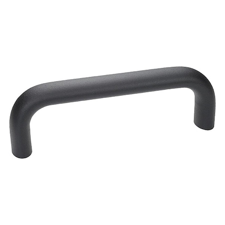J.W. Winco Pull Handle, Black, Aluminum, 5 5/8 in L 565-26-5/16X18-160-SW