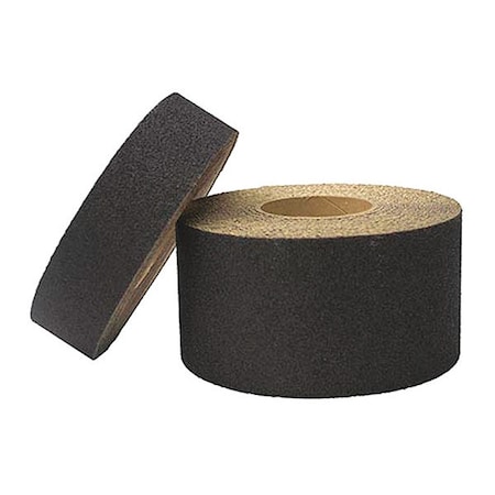 Master Stop Tape, Anti-Slip, 2"X60ft, Fine Grit Blk, PK6 88227