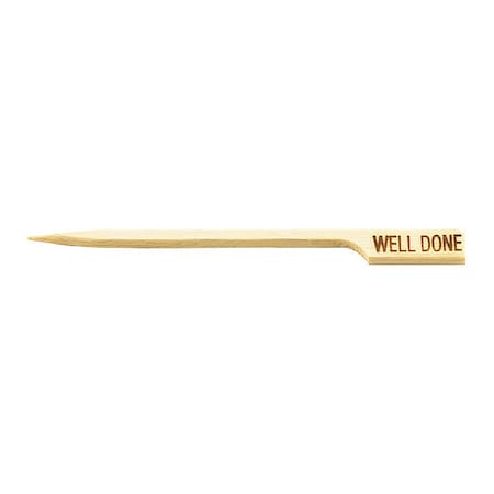 Tablecraft Picks, Well Done Paddle, 3-1/2", PK100 WELLDONE