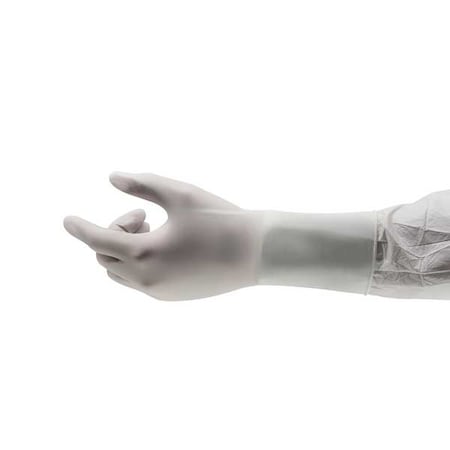 Ansell Cleanroom Gloves, ISO 5 ISO Class, Nitrile, 12 in L, White, M, 1000 PK BIOTAC