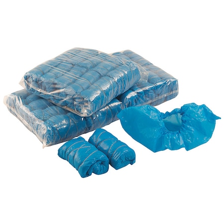 Bioclean Shoe Covers, Polyethylene, Blue, Universal S-CPE