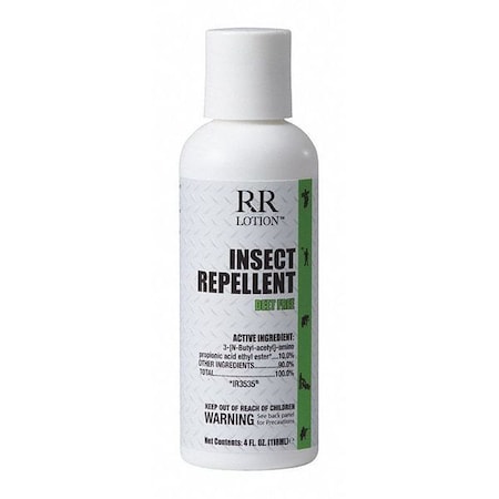 R&R Lotion Insect Repellent, 4 oz., PK24 IBR-4