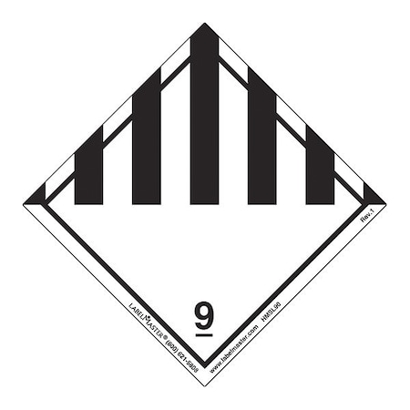 Labelmaster Miscellaneous Dangerous Goods, PK25, HMSL90S HMSL90S