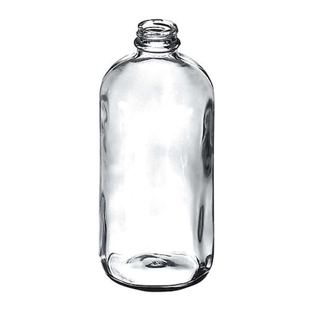 Labelmaster Boston Round Bottle, 32 oz., Non-Ctd Flint KG3251CR