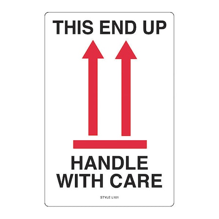 Labelmaster This End Up Handle with Care, PK500 L101