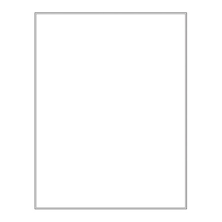 Labelmaster Blank Paper Die-Cut Laser, PK100, LZC1W LZC1W