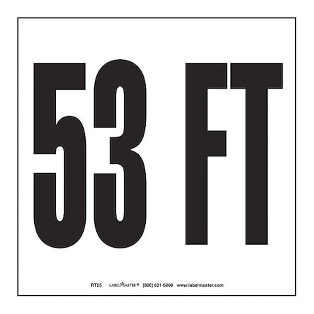 Labelmaster Marking, PVC-Free Film, 53 ft. RT25