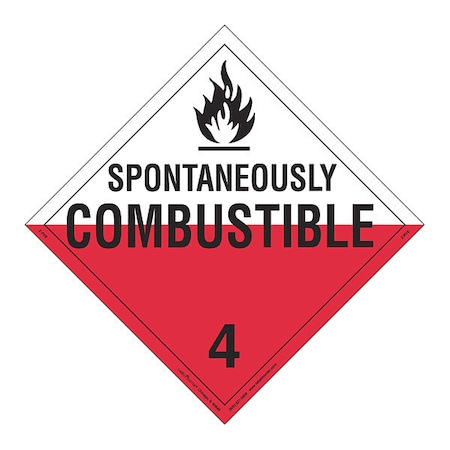 Labelmaster Spontaneously Combustible, PK25, Z-PVE Z-PVE