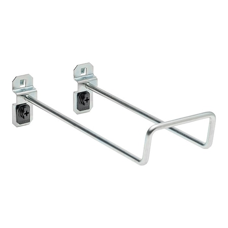 Triton Products 8 In. 80 Degree Bend Steel Double Closed End Loop Pegboard Hook for LocBoard, PK5 56828