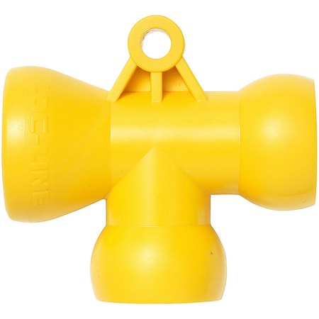 Loc-Line Flex Hose T Fitting, Acid Resistant, PK2 56825