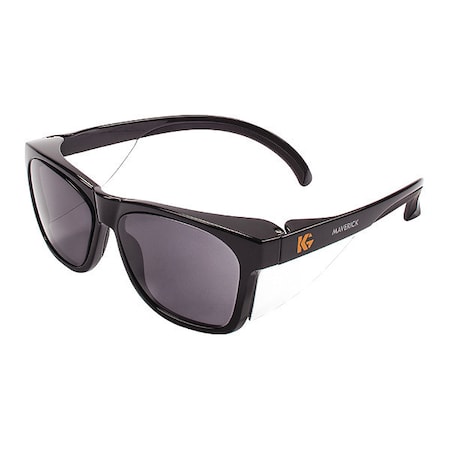 Kleenguard Maverick(TM), Safety Glasses, Anti-Fog, Smoke Lens, Black Frame, Full-Frame 49311