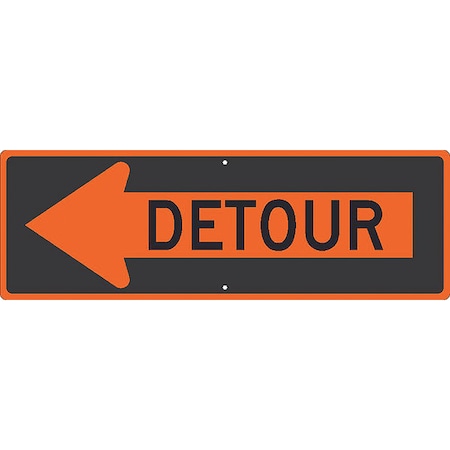 Nmc Detour With Arrow Left Sign TM194K
