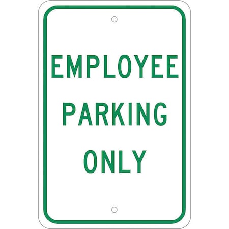 Nmc Employee Parking Only Sign, TM52J TM52J