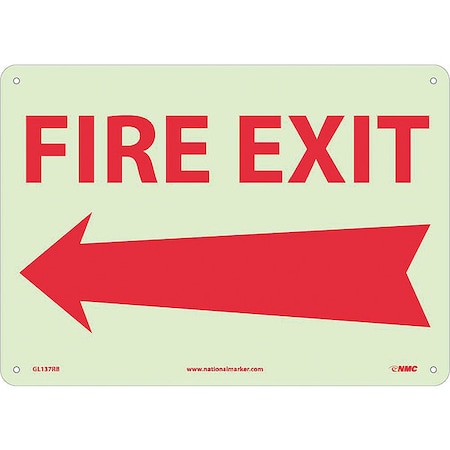 Nmc Fire Exit Sign GL137RB