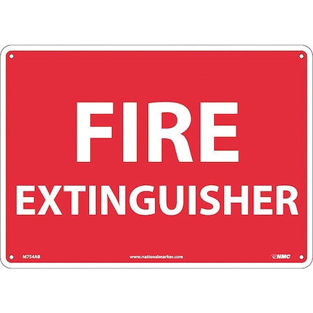 Nmc Fire Extinguisher Sign M754AB