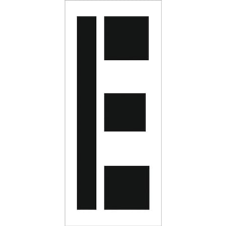 Nmc Individual Character Stencil 24" Number Set, PMC24-E PMC24-E