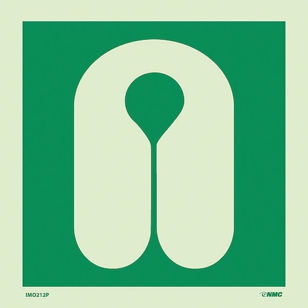 Nmc International Marine Organization Life Jacket Sign, IMO212P IMO212P