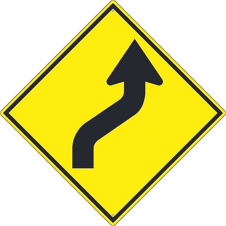 Nmc Lane Shift Left Arrow Sign, Aluminum, Square, English TM243K