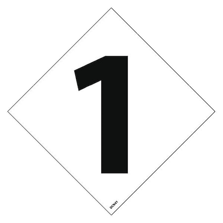 Nmc Nfpa Label Number 4", Pk5, DCN41 DCN41