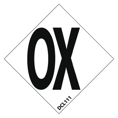 Nmc Nfpa Label Symbol 1", Pk5, Language: English DCL111