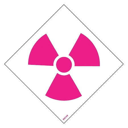NMC Nfpa Label Symbol 4", Pk5, Color: Pink DCL154