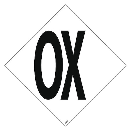 Nmc Nfpa Label Symbol 6", Pk5, Width: 7" DCL116