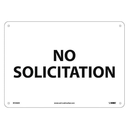 Nmc No Solicitation Sign, M108AB M108AB